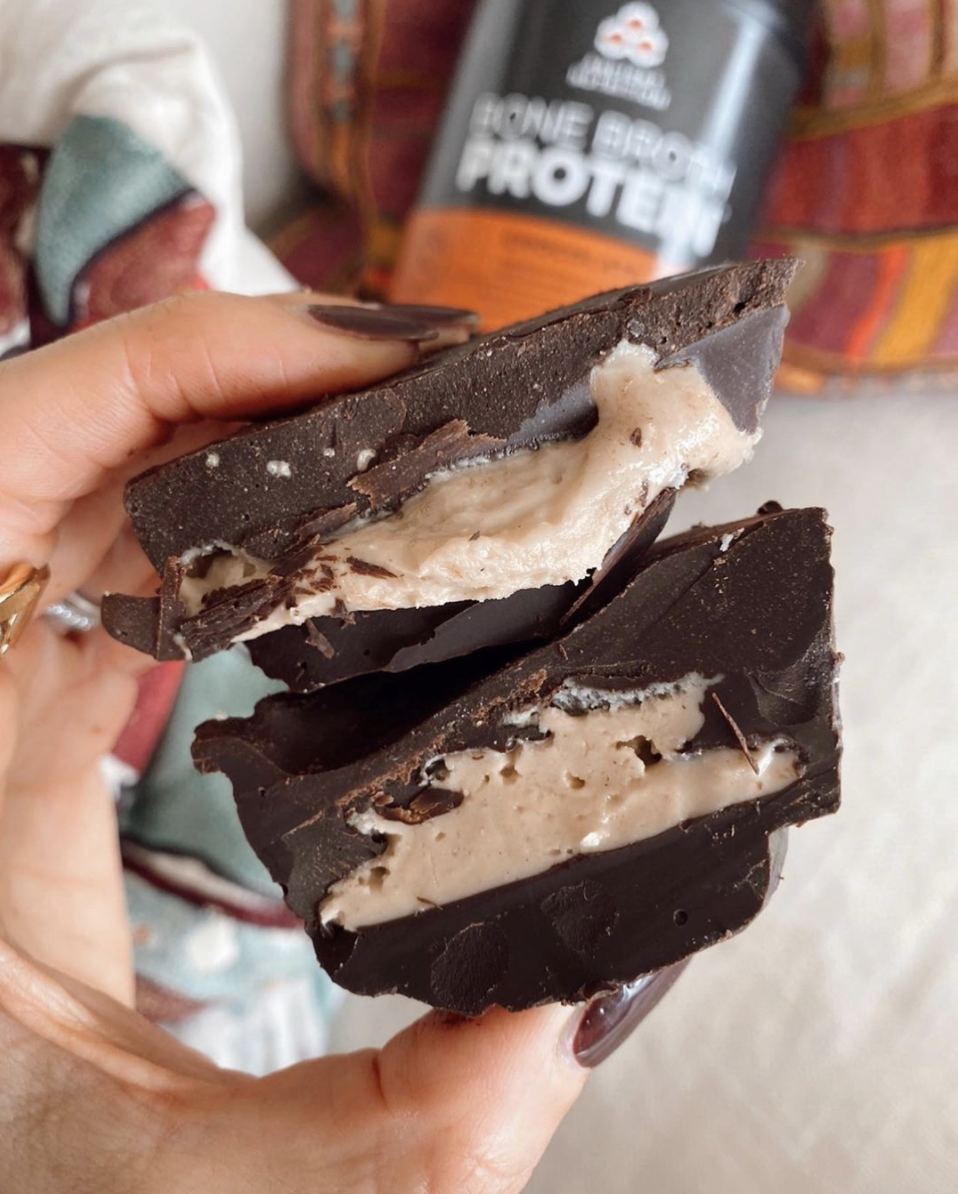 3 Ingredient Protein Chocolate Cups